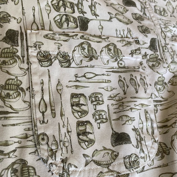 🎣 Mens Woolrich fishing button up XL - Picture 9 of 13